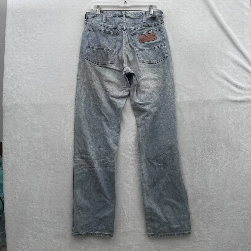 Vintage Wrangler Jeans Mens 30 (28x31) Blue Blue Bell Western Cut Made In Japan